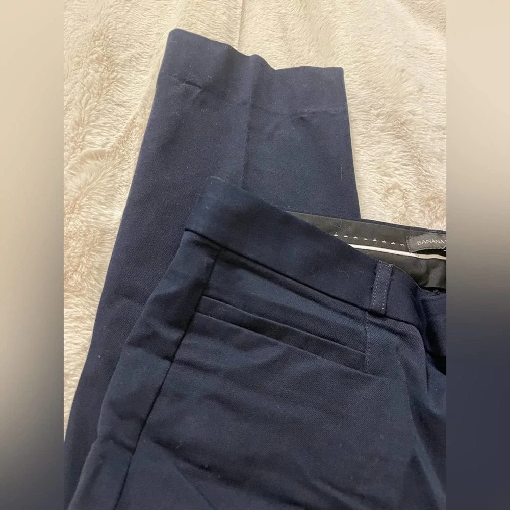 NWOT Banana Republic Navy Blue Dress Pants - Picture 2 of 4